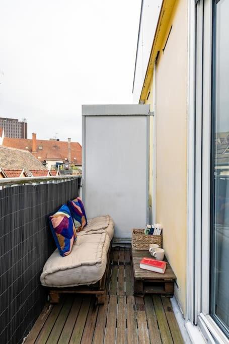 Studio Strasbourg/Gare +Balcon Ngoại thất bức ảnh