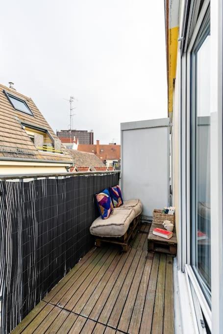 Studio Strasbourg/Gare +Balcon Ngoại thất bức ảnh